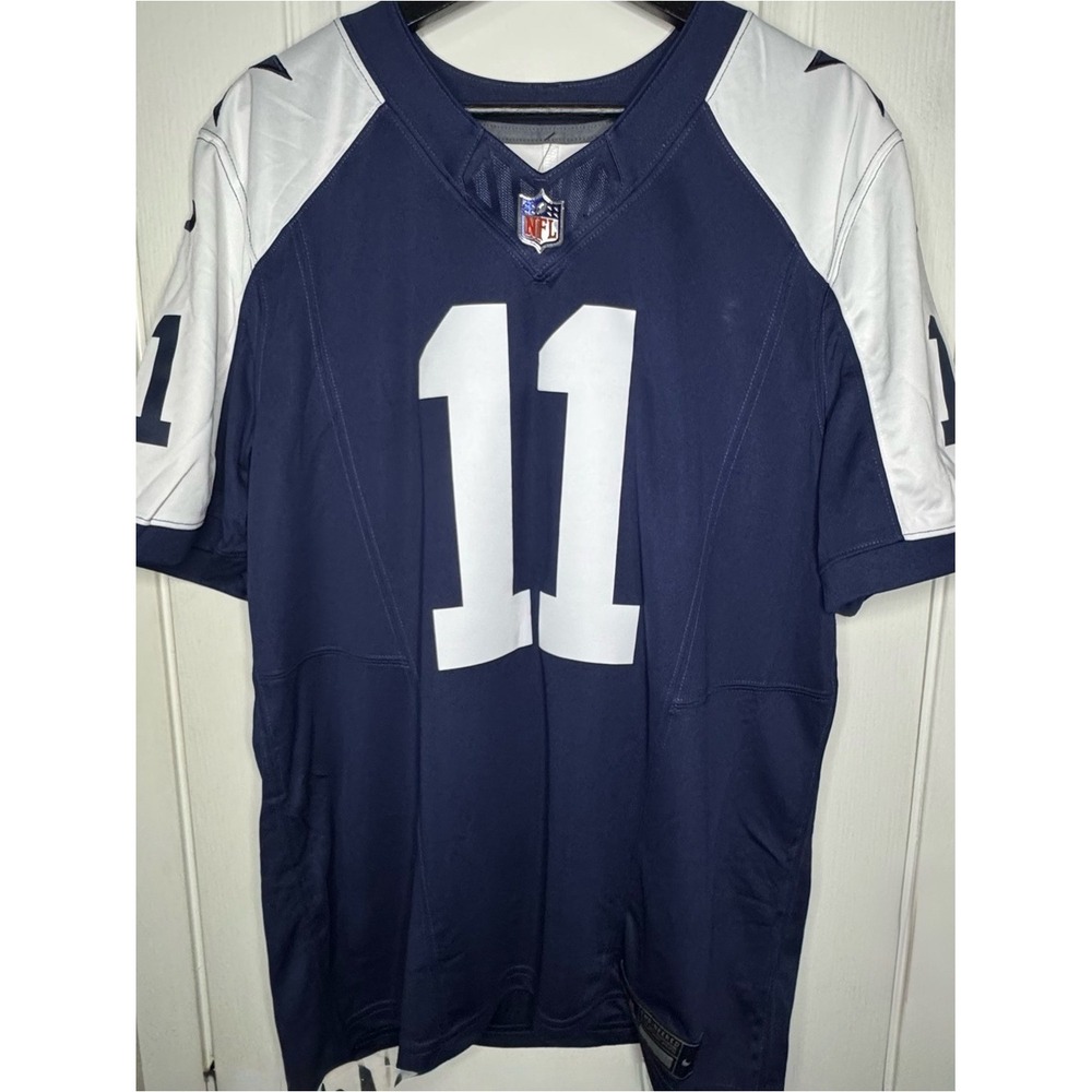 NFL Navy and White #11 Replica On Field Football Jersey